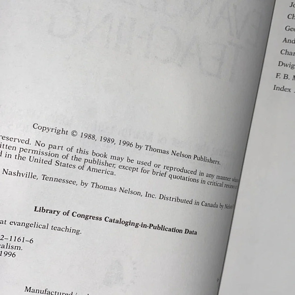 A Heritage of Great Evangelical Teaching large book - Picture 4 of 13